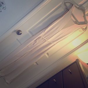 White / Off White Maxi Dress